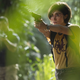 Daniella Pineda as Dr. Zia Rodriguez in Jurassic World: Fallen Kingdom.